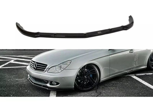 Maxton Design Frontlippe für Mercedes CLS C219 Serie Hochglanz schwarz – Ansicht 1
