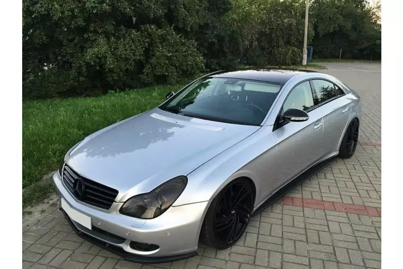 Maxton Design Frontlippe für Mercedes CLS C219 Serie Hochglanz schwarz – Ansicht 2