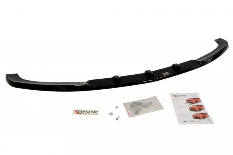 Maxton Design Frontlippe für Mercedes GLK W204 (für Standard Stoßstange) Hochglanz schwarz – Ansicht 2