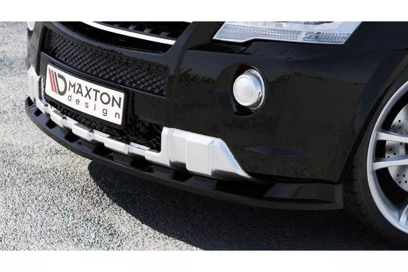 Maxton Design Frontlippe für Mercedes ML W164 AMG Hochglanz schwarz – Ansicht 1