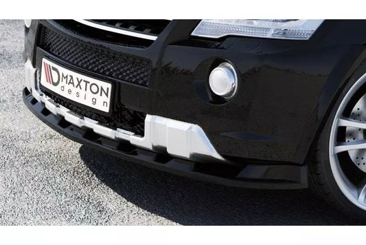 Maxton Design Frontlippe für Mercedes ML W164 AMG Hochglanz schwarz – Ansicht 1