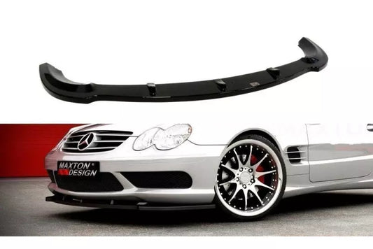 Maxton Design Frontlippe für Mercedes SL R230 AMG Hochglanz schwarz – Ansicht 1
