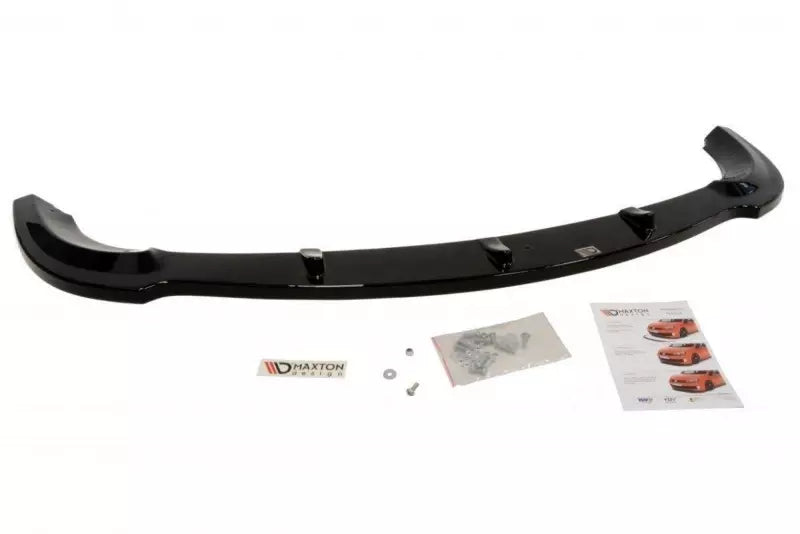 Maxton Design Frontlippe für Mercedes SL R230 AMG Hochglanz schwarz – Ansicht 2