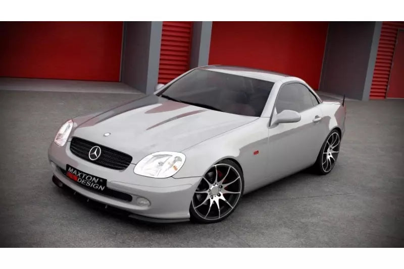 Maxton Design Frontlippe für Mercedes SLK R170 Hochglanz schwarz – Ansicht 2
