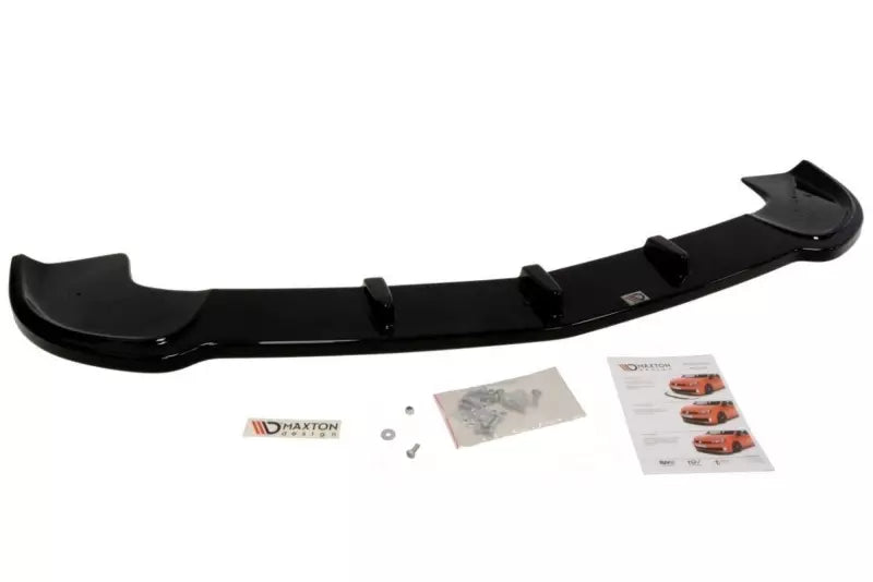 Maxton Design Frontlippe für Mercedes SLK R171 (für ME-SLK-R171-AMG204-F1) Hochglanz schwarz – Ansicht 2