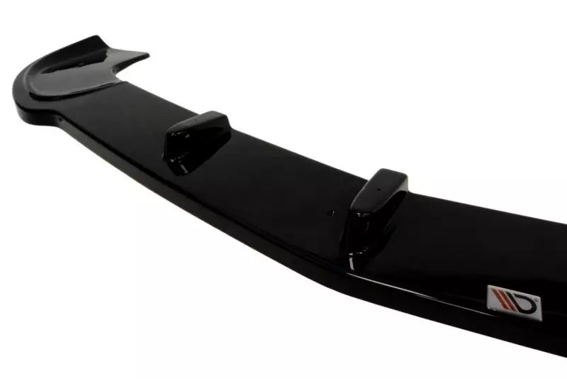 Maxton Design Frontlippe für Mercedes SLK R171 (für ME-SLK-R171-AMG204-F1) Hochglanz schwarz – Ansicht 3