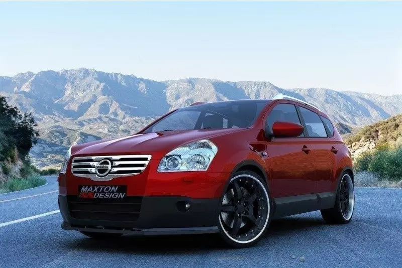 Maxton Design Frontlippe für Nissan Qashqai vor Facelift Hochglanz schwarz – Ansicht 1