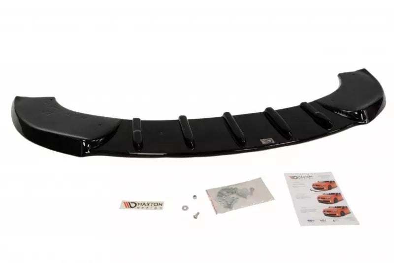Maxton Design Frontlippe für Skoda Octavia RS 2 II 1Z vor Facelift Hochglanz schwarz – Ansicht 2