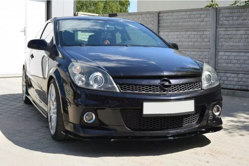 Maxton Design Frontlippe für Opel Astra H OPC / VXR Hochglanz schwarz – Ansicht 1