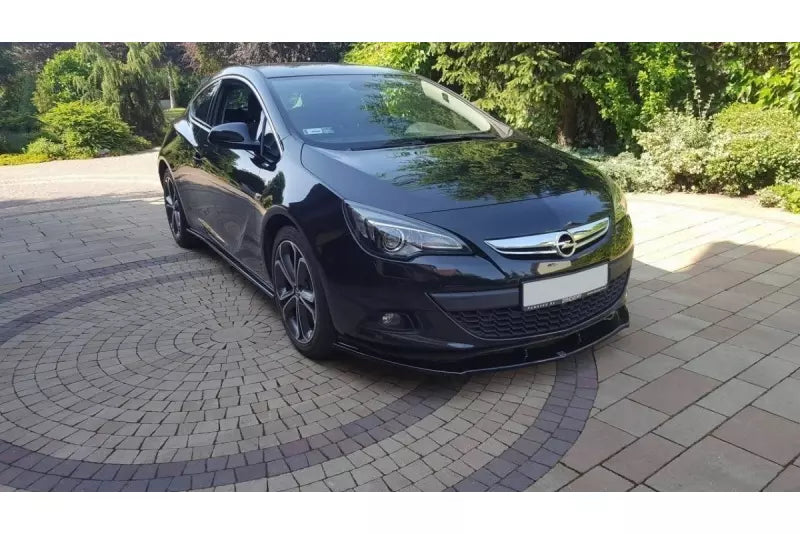 Maxton Design Frontlippe für Opel Astra GTC Hochglanz schwarz – Ansicht 2