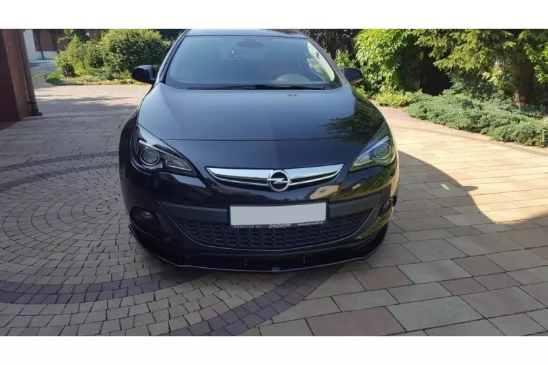 Maxton Design Frontlippe für Opel Astra GTC Hochglanz schwarz – Ansicht 3