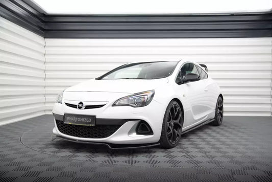 Maxton Design Frontlippe V.2 für Opel Astra J OPC / VXR Hochglanz schwarz – Ansicht 1
