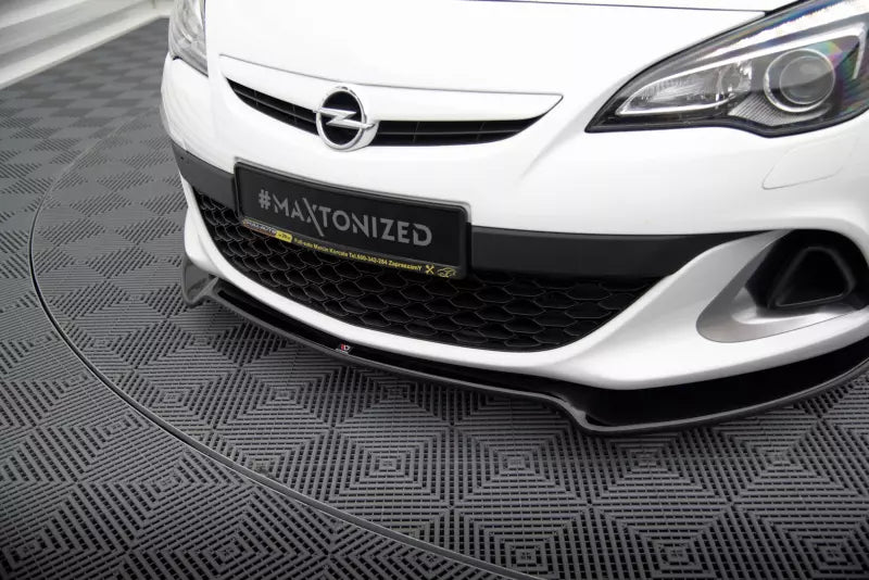Maxton Design Frontlippe V.2 für Opel Astra J OPC / VXR Hochglanz schwarz – Ansicht 3