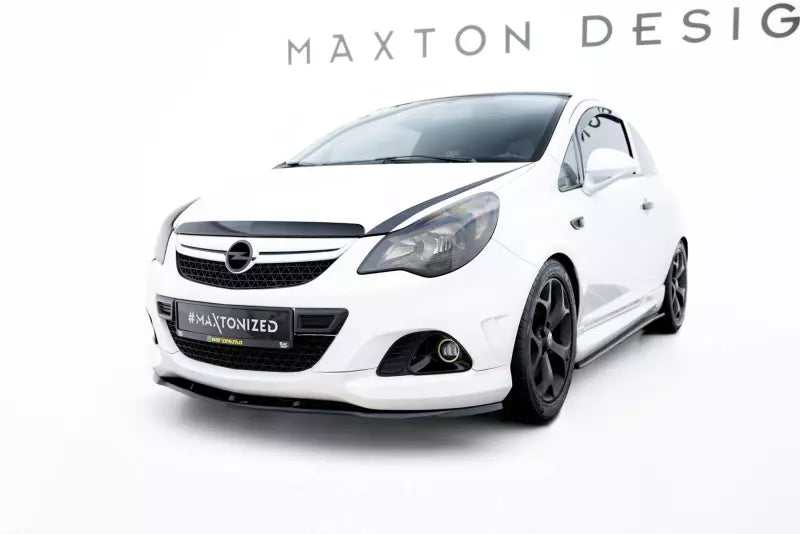 Maxton Design Frontlippe für Opel Corsa D OPC / VXR Hochglanz schwarz – Ansicht 1