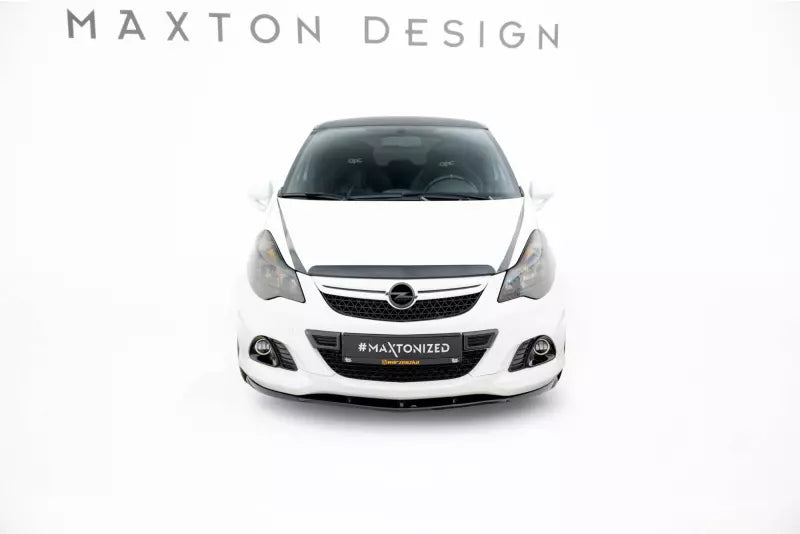 Maxton Design Frontlippe für Opel Corsa D OPC / VXR Hochglanz schwarz – Ansicht 2