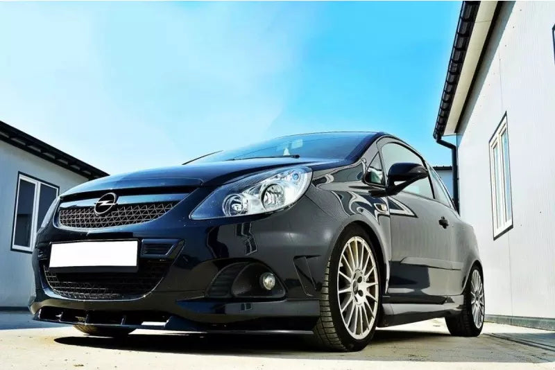 Maxton Design Frontlippe für Opel Corsa D OPC / VXR Nürburg Hochglanz schwarz – Ansicht 1