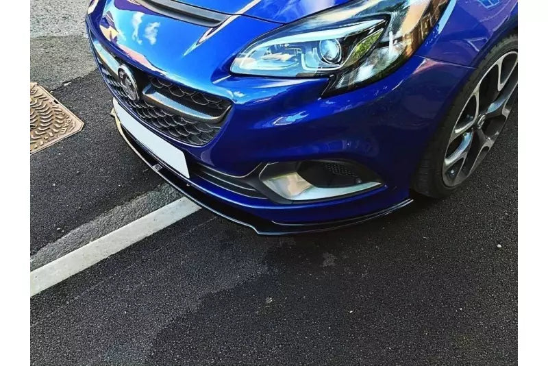 Maxton Design Frontlippe für Opel Corsa E OPC / VXR Hochglanz schwarz – Ansicht 3