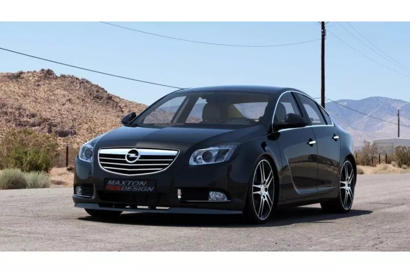 Maxton Design Frontlippe für Opel Insignia A vor Facelift Hochglanz schwarz – Ansicht 1