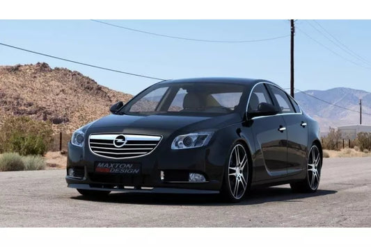Maxton Design Frontlippe für Opel Insignia A vor Facelift Hochglanz schwarz – Ansicht 1