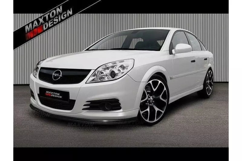 Maxton Design Frontlippe für Opel Vectra C OPC-Line Facelift Hochglanz schwarz – Ansicht 1