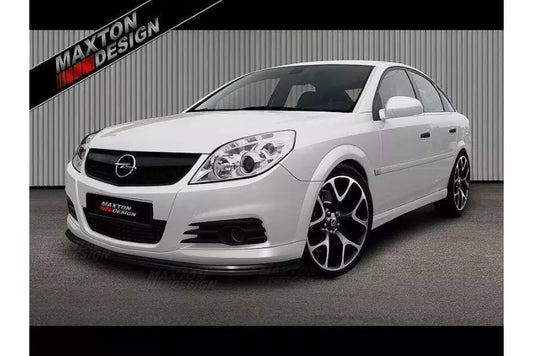 Maxton Design Frontlippe für Opel Vectra C OPC-Line Facelift Hochglanz schwarz – Ansicht 1