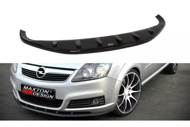 Maxton Design Frontlippe für Opel Zafira B vor Facelift Hochglanz schwarz – Ansicht 1