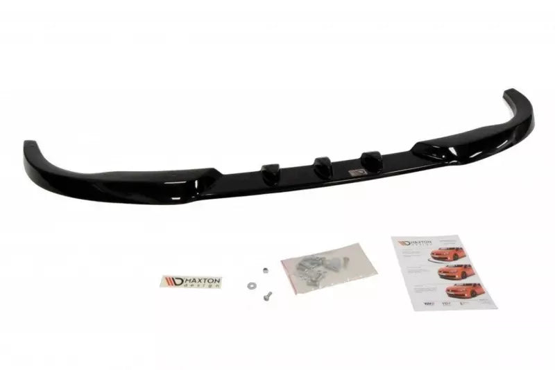 Maxton Design Frontlippe für Peugeot 206 (für: CC, RC, GTI, S16, XSI, XS, Sport) Hochglanz schwarz – Ansicht 2