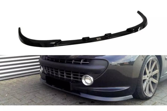 Maxton Design Frontlippe für Peugeot 207 vor Facelift Hochglanz schwarz – Ansicht 1
