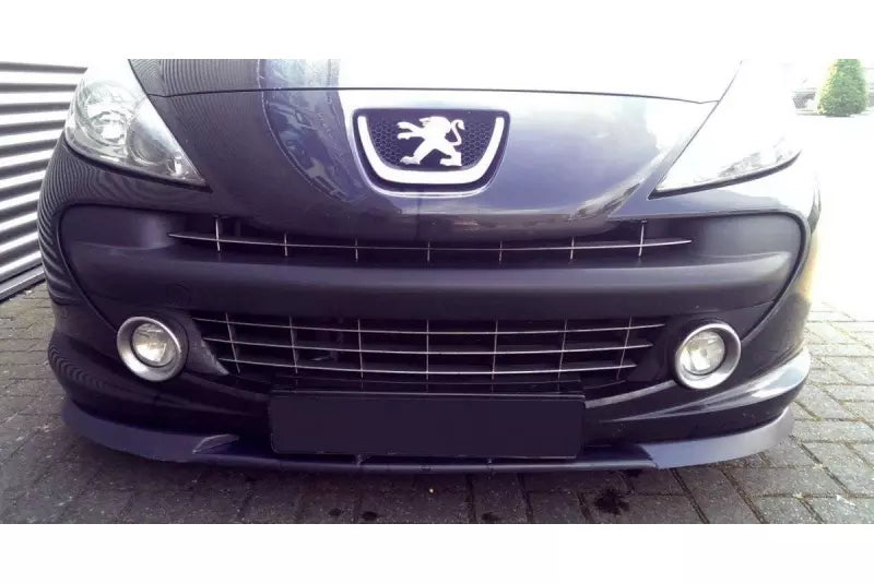 Maxton Design Frontlippe für Peugeot 207 vor Facelift Hochglanz schwarz – Ansicht 2