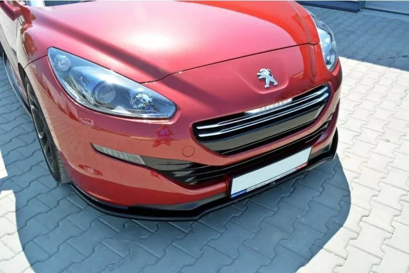 Maxton Design Frontlippe V.1 für Peugeot RCZ Facelift Hochglanz schwarz – Ansicht 2
