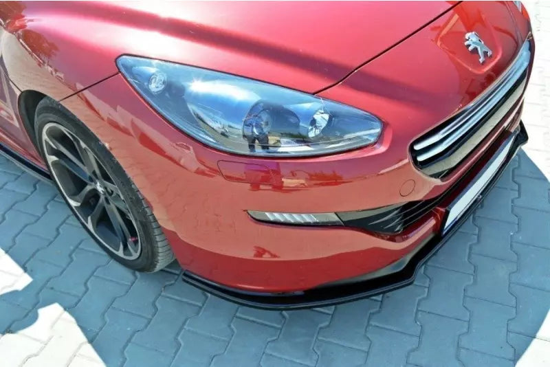 Maxton Design Frontlippe V.1 für Peugeot RCZ Facelift Hochglanz schwarz – Ansicht 3