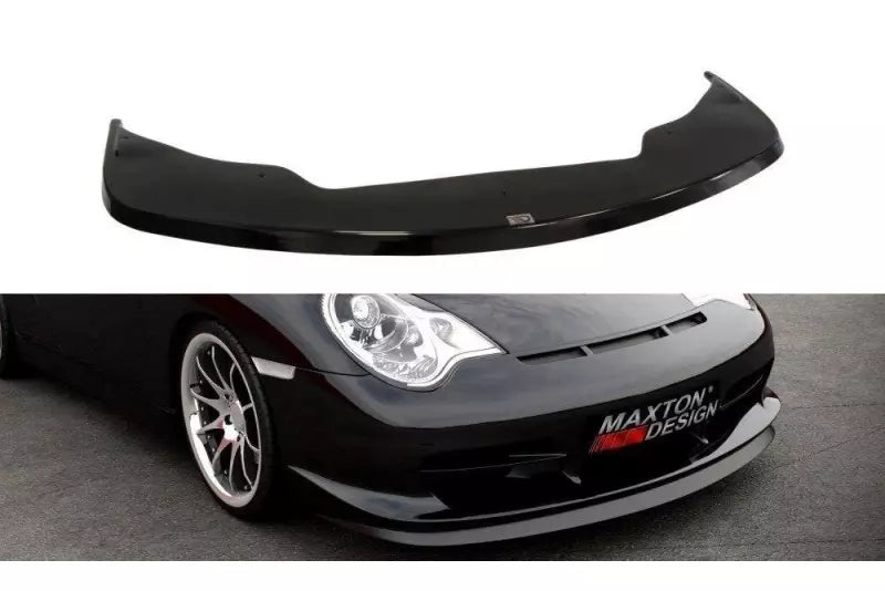 Maxton Design Frontlippe für Porsche 911 GT3 (996) Hochglanz schwarz – Ansicht 1