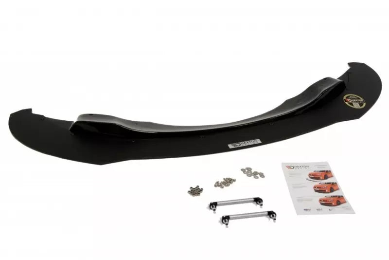 Maxton Design Street Pro Frontlippe V.2 für BMW M3 E92 / E93 vor Facelift Hochglanz schwarz – Ansicht 4