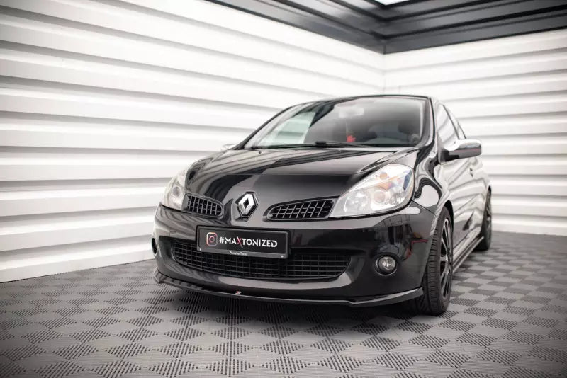 Maxton Design Frontlippe für Renault Clio 3 RS Hochglanz schwarz – Ansicht 1