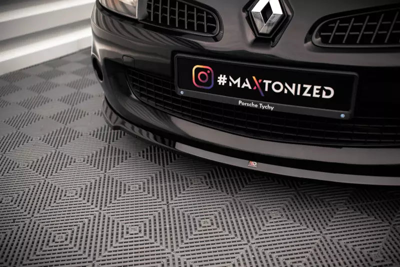 Maxton Design Frontlippe für Renault Clio 3 RS Hochglanz schwarz – Ansicht 3