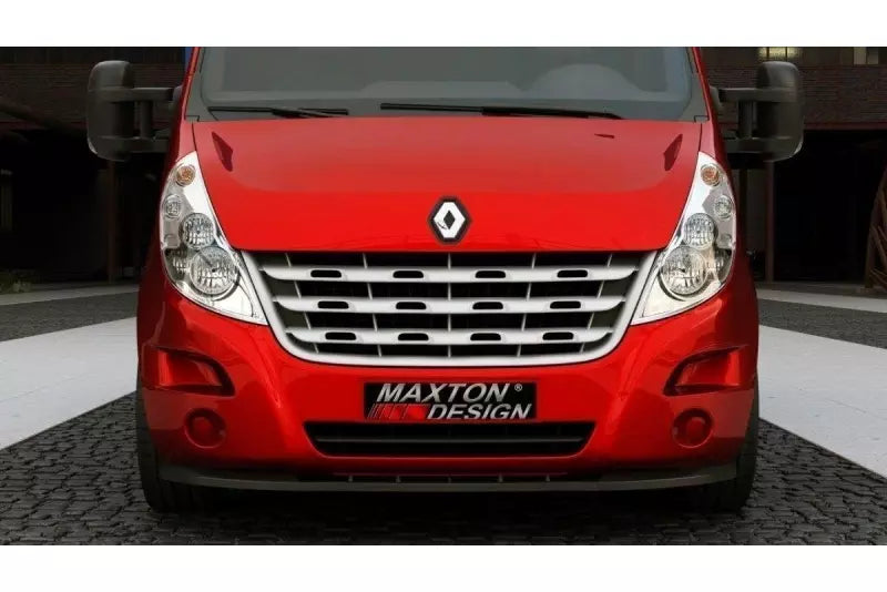 Maxton Design Frontlippe für Renault Master 3 Hochglanz schwarz – Ansicht 1