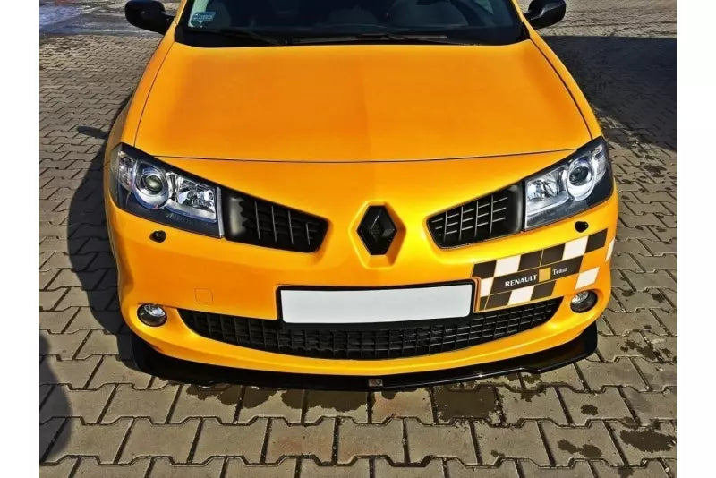Maxton Design Frontlippe für Renault Megane 2 RS Hochglanz schwarz – Ansicht 1