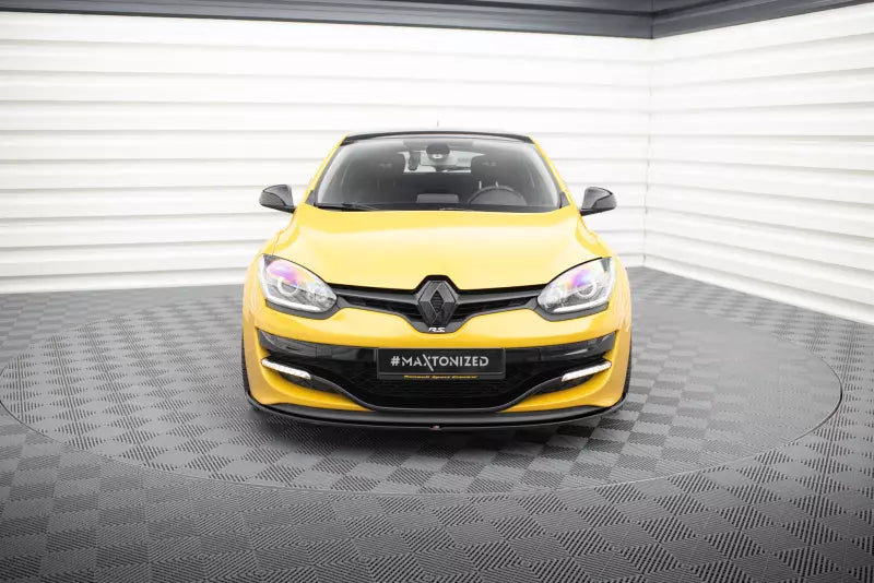 Maxton Design Frontlippe V.1 für Renault Megane 3 RS Hochglanz schwarz – Ansicht 2