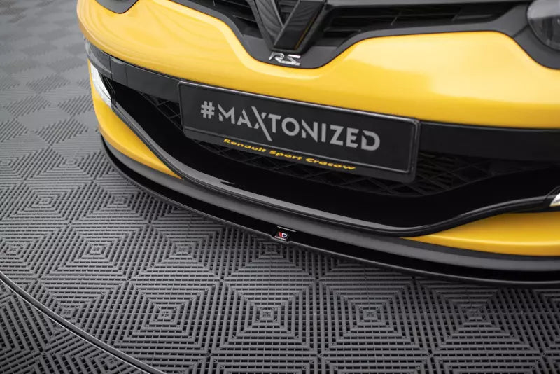 Maxton Design Frontlippe V.1 für Renault Megane 3 RS Hochglanz schwarz – Ansicht 3