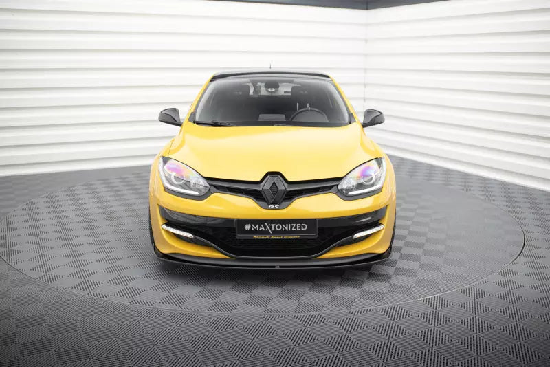 Maxton Design Frontlippe V.2 für Renault Megane 3 RS Hochglanz schwarz – Ansicht 2