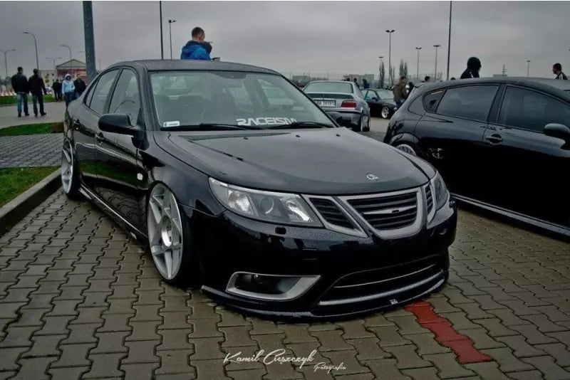 Maxton Design Frontlippe für Saab 9-3 Turbo X Hochglanz schwarz – Ansicht 4