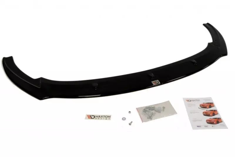 Maxton Design Frontlippe für Seat Ibiza 4 (6J) Cupra Facelift Hochglanz schwarz – Ansicht 3