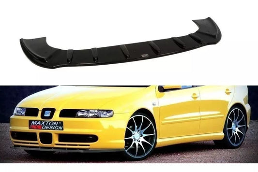 Maxton Design Frontlippe für Seat Leon 1 (Typ 1M1) mit Sport Stoßstange Hochglanz schwarz – Ansicht 1