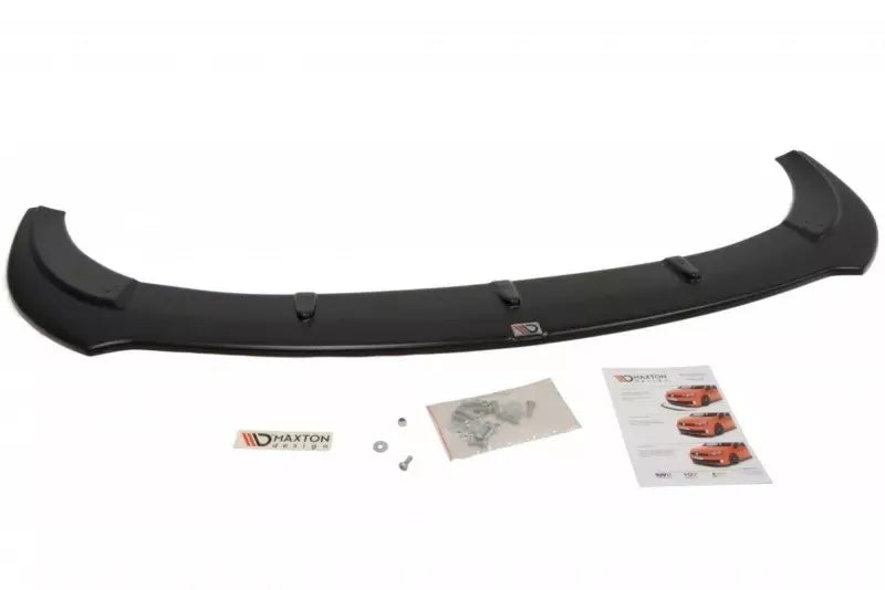 Maxton Design Frontlippe V.1 für Seat Leon 2 (Typ 1P) Cupra / FR Facelift Hochglanz schwarz – Ansicht 4