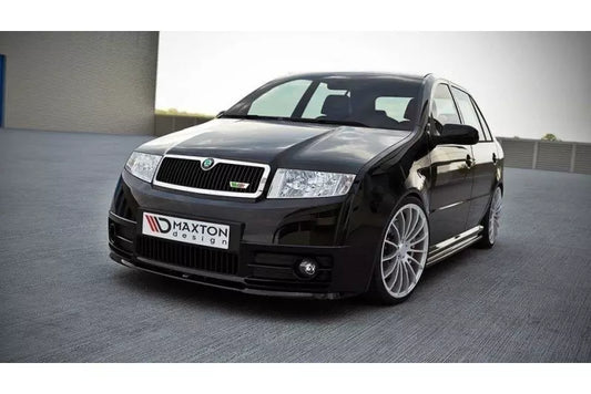 Maxton Design Frontlippe für Skoda Fabia RS Hochglanz schwarz – Ansicht 1
