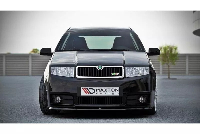 Maxton Design Frontlippe für Skoda Fabia RS Hochglanz schwarz – Ansicht 2