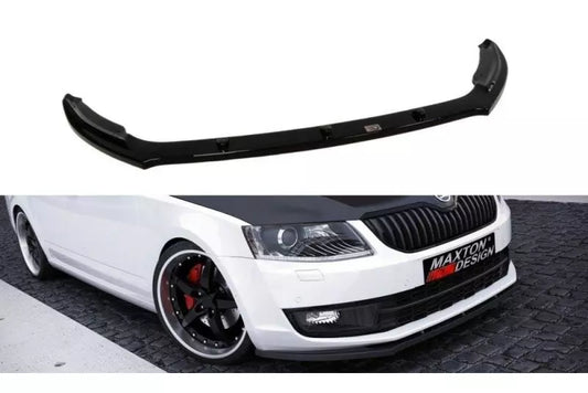 Maxton Design Frontlippe V.2 für Skoda Octavia 3 III 5E Hochglanz schwarz – Ansicht 1