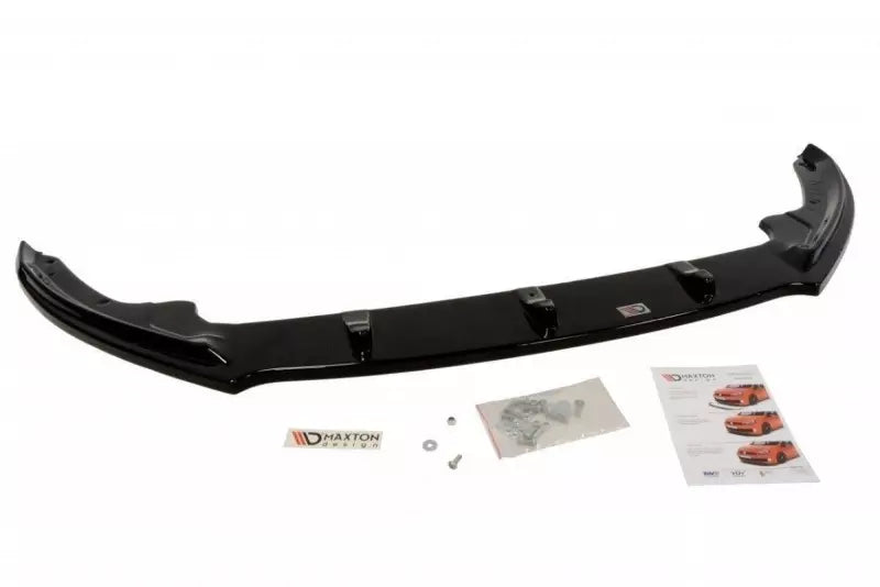 Maxton Design Frontlippe V.1 für Skoda Rapid Hochglanz schwarz – Ansicht 3