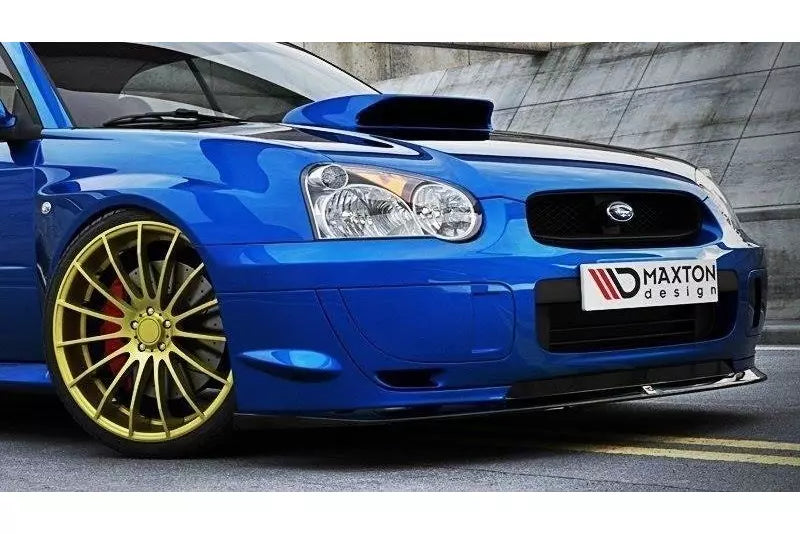 Maxton Design Frontlippe für Subaru Impreza WRX STI 2003-2006 (Blobeye) Hochglanz schwarz – Ansicht 1