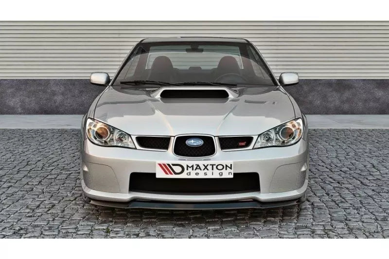 Maxton Design Frontlippe für Subaru Impreza WRX STI 2006-2007 Facelift (Hawkeye) Hochglanz schwarz – Ansicht 1